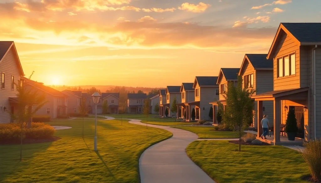 Families enjoying the community around Margaret Drive Residence, showcasing modern homes and vibrant landscaping.