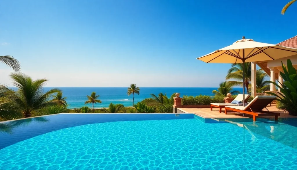 Experience luxurious villa rentals with stunning infinity pool and ocean views.
