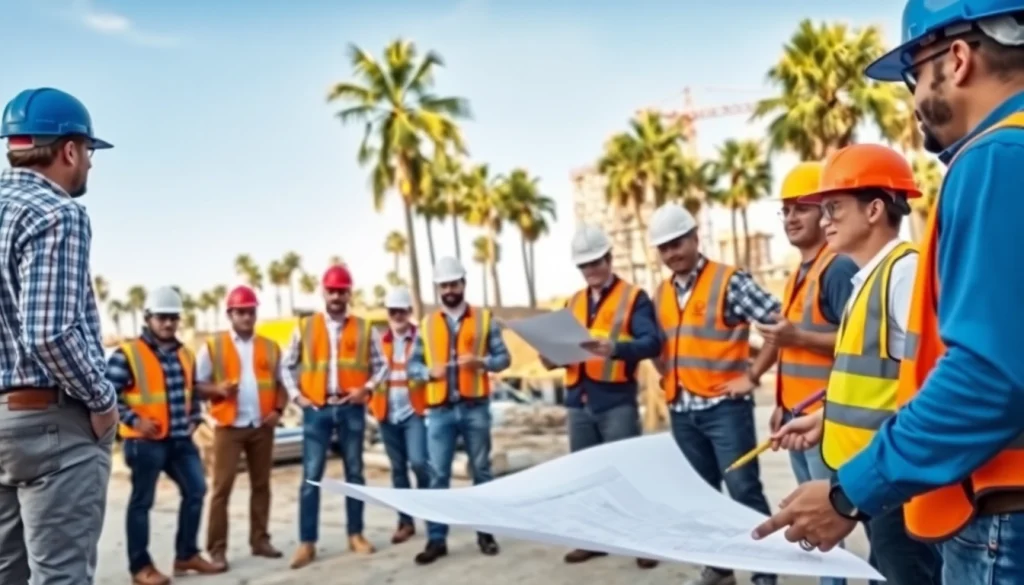Southern California Contractors Association project team in action at a construction site