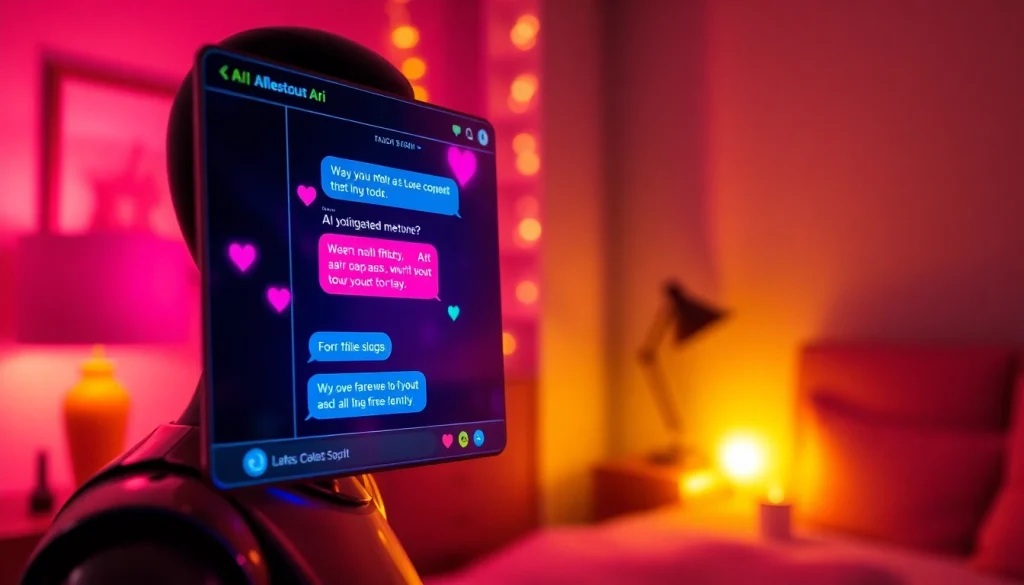 Engage in ai sex chat free with an intimate AI chatbot in a cozy scene.