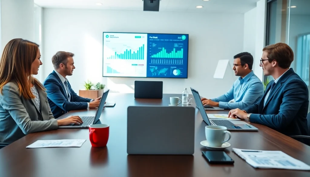 Highlighting a team utilizing accounts receivable automation software in a modern business environment.