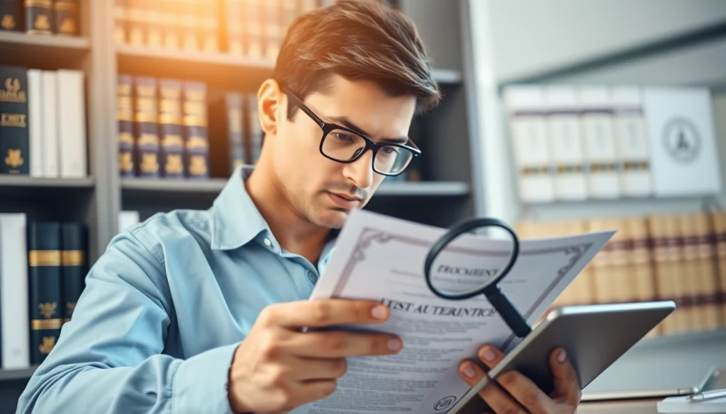 Verify the authenticity with confidence: How do I know this document is real through thorough examination.