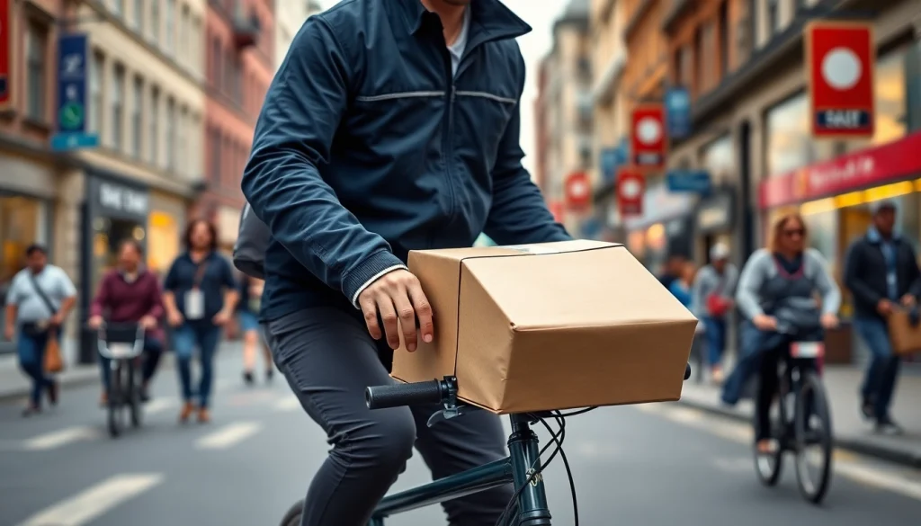 Delivering packages with same day courier service london in a busy city environment