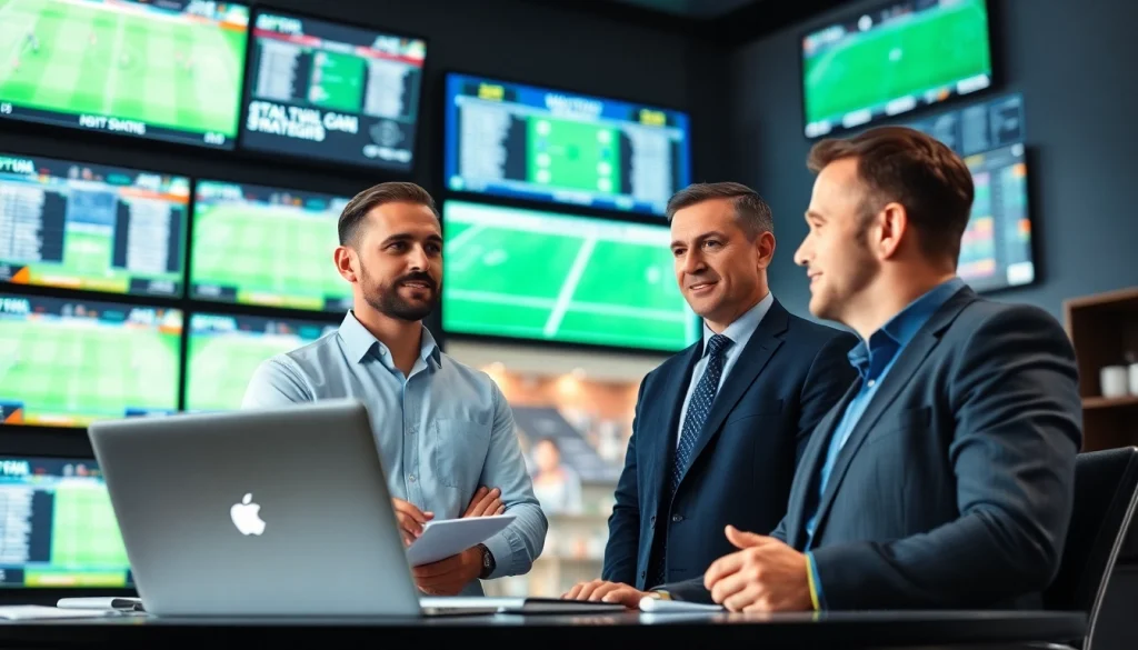 Engaging discussion by experts on the Surest Football prediction website with dynamic analytics displayed.