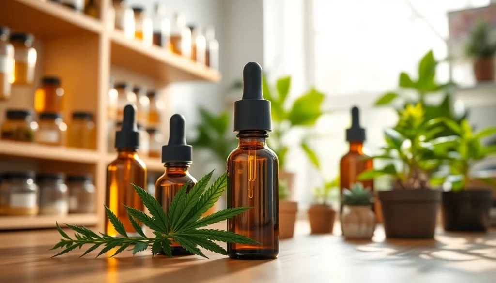 Showcase of cbd organics products in a serene setting with hemp and wellness elements.