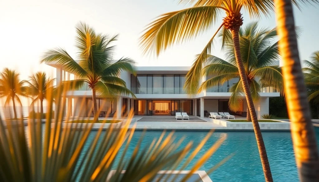 Immerse yourself in stunning international real estate with a picturesque luxury villa by the ocean.