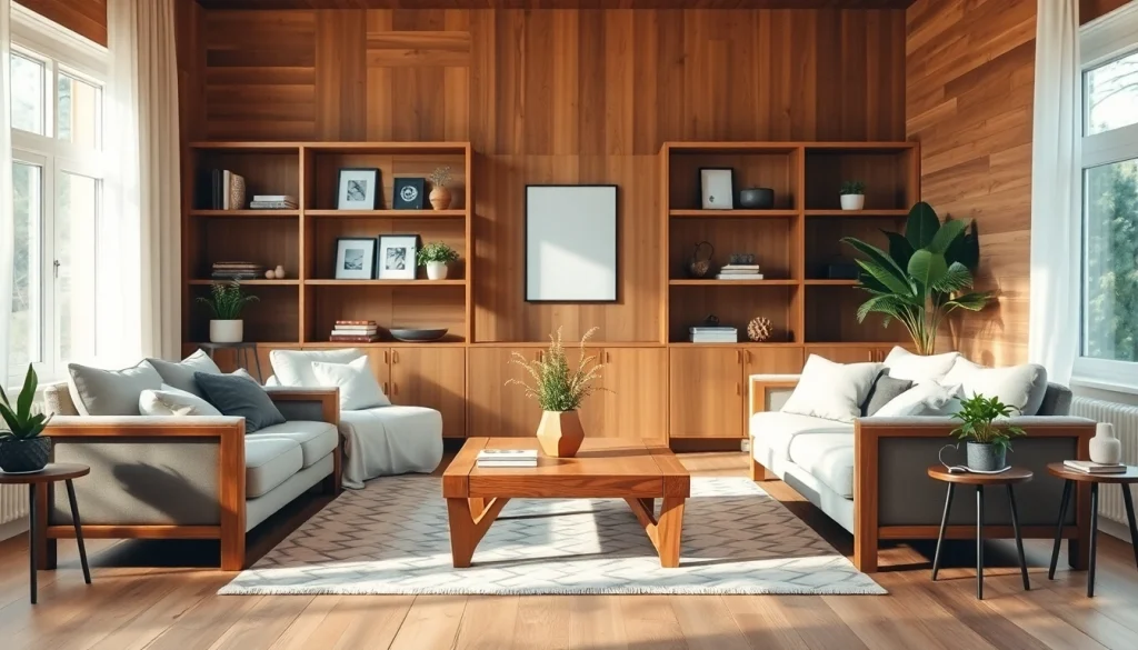 Haal inspiratie uit de Woodstyl woonblog met deze stijlvolle en natuurlijke woonkamer.