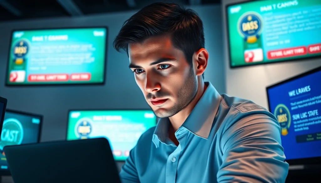 Evaluate Is We1Win Legit? with a focused analysis in a bright, modern office.