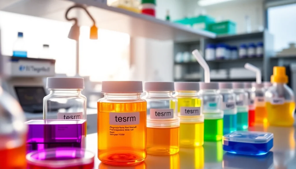 All check: Visualize TeSR™ stem cell media in a well-lit lab environment, highlighting key research tools.