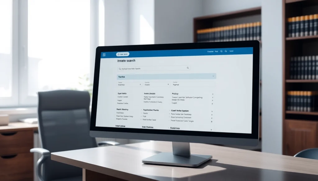 Access orange county inmate search details through a modern online interface showcasing inmate profiles.