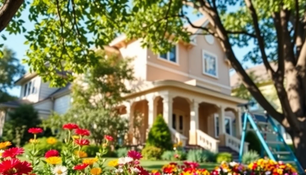 Transform your exterior painting Minneapolis with expert craftsmanship displayed on a charming home.