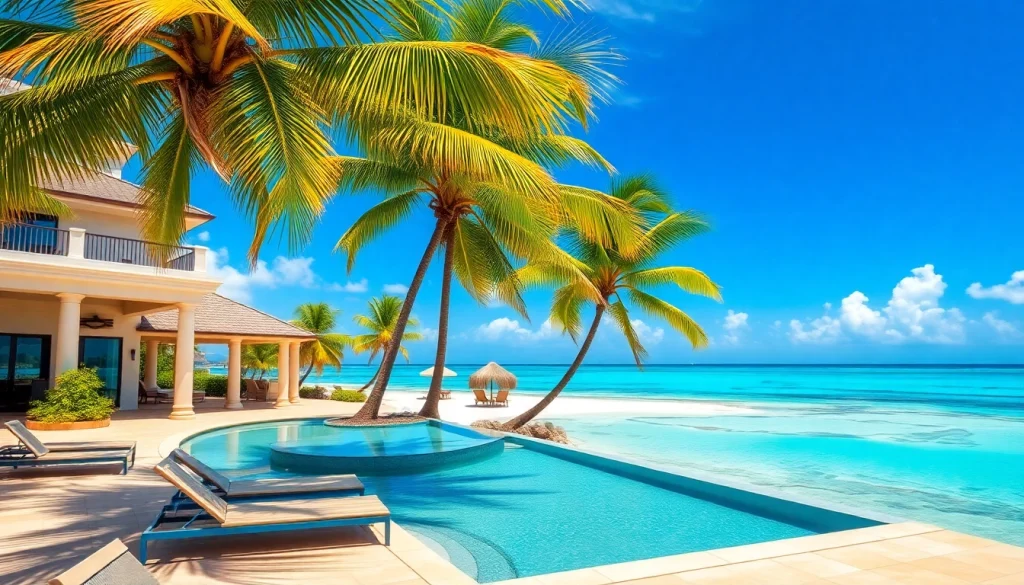 Gaze at Belize Property For Sale with stunning beachfront views and lush surroundings.