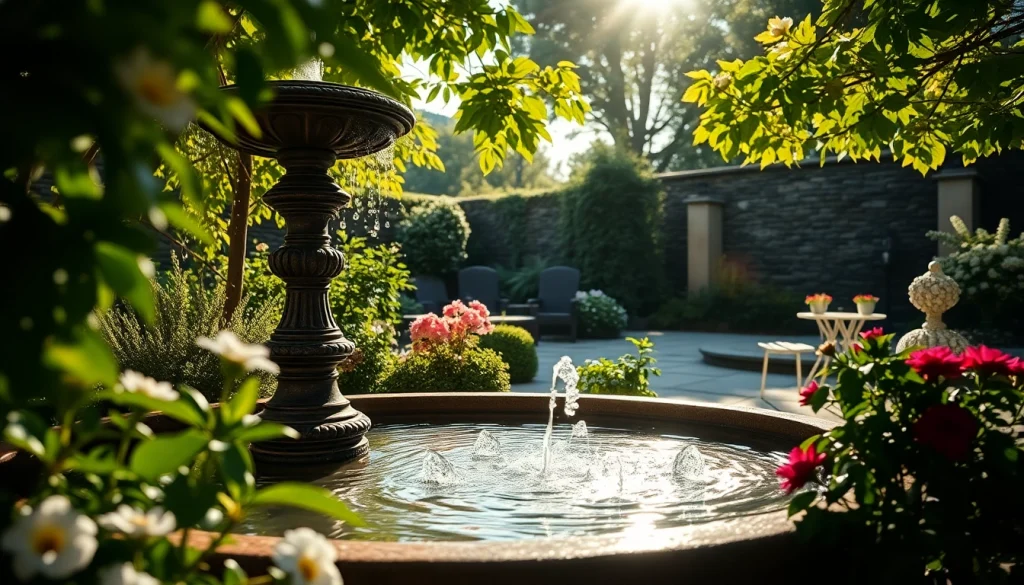 Besondere Gartenbrunnen: Gestaltungsideen für einen Traumgarten