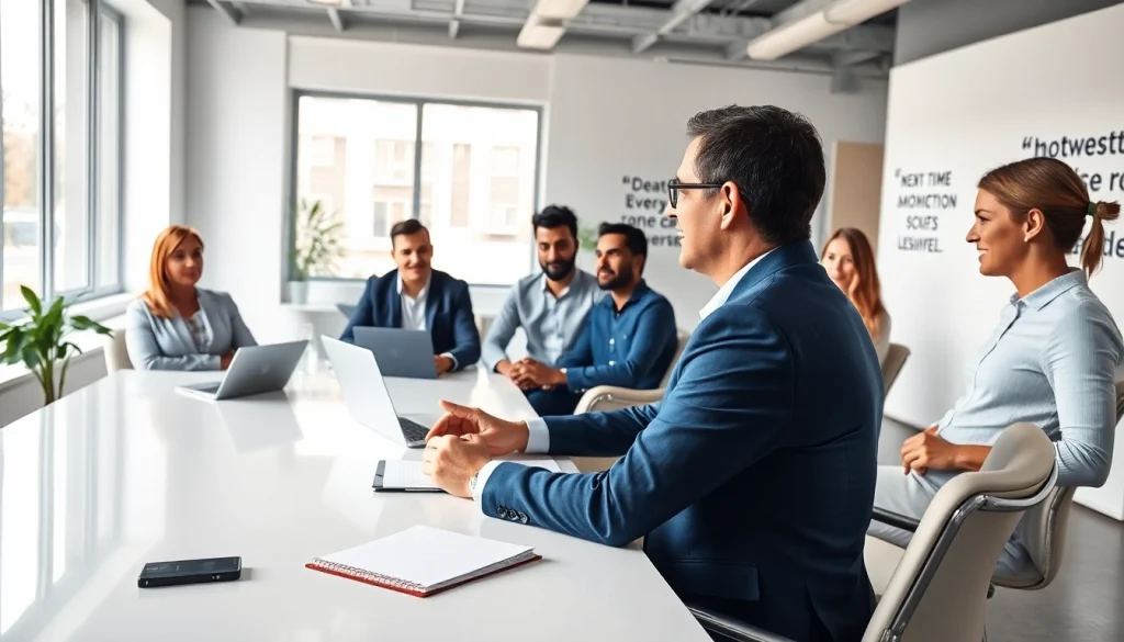 Engaging coaching environment for a business coach near me, inspiring entrepreneurs.