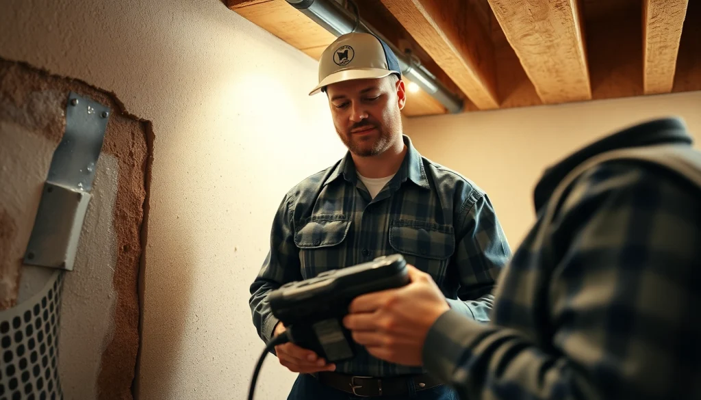 Basement waterproofing company Geneva providing expert inspection and solutions.