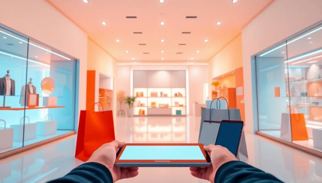 Explore Products at ultimateshop featuring vibrant items on display, capturing user engagement and excitement.