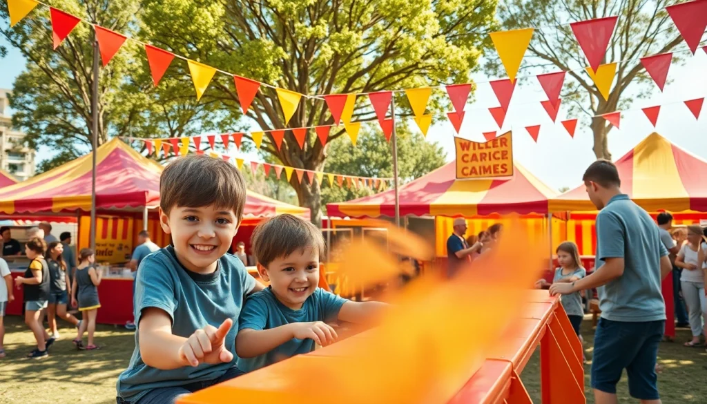 Engagement at the wildfire event perth, showcasing lively activities and families enjoying the festivities.