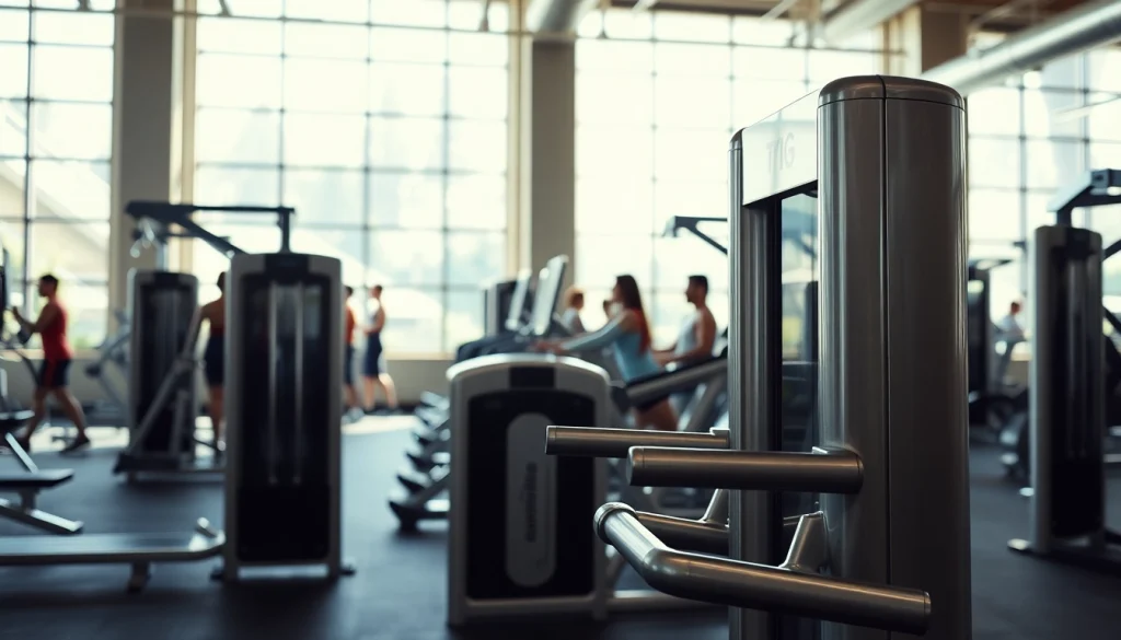 Utilisez la machine de musculation professionnelle pour un entraînement efficace dans un gym moderne.