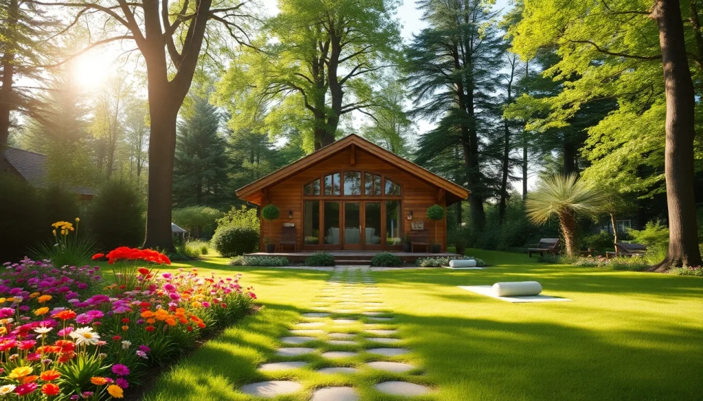 Retreat Zentrum Deutschland in einer ruhigen, einladenden Umgebung umgeben von Natur.