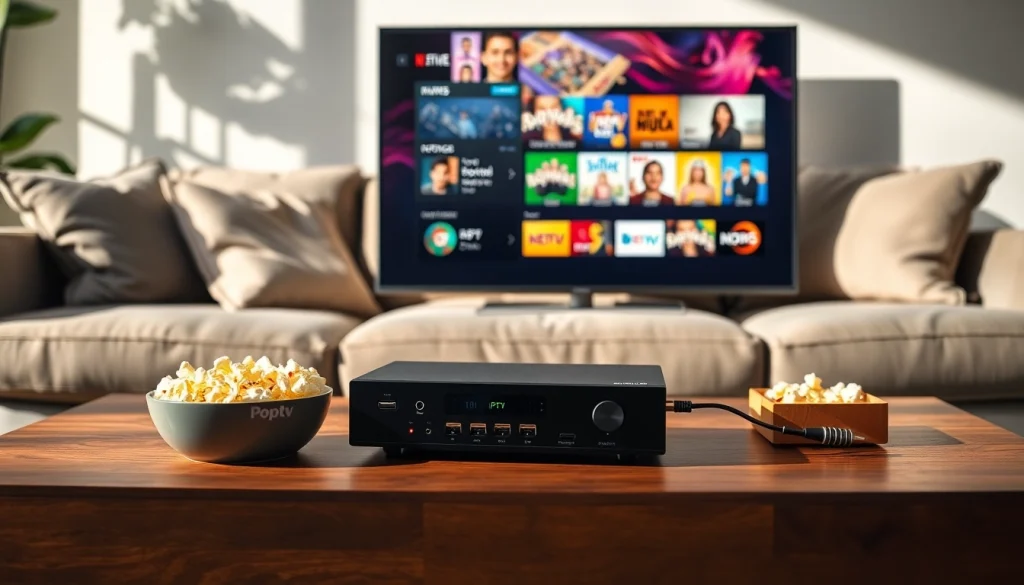 Disfruta de Comprar Listas IPTV en un ambiente moderno con dispositivos de streaming.