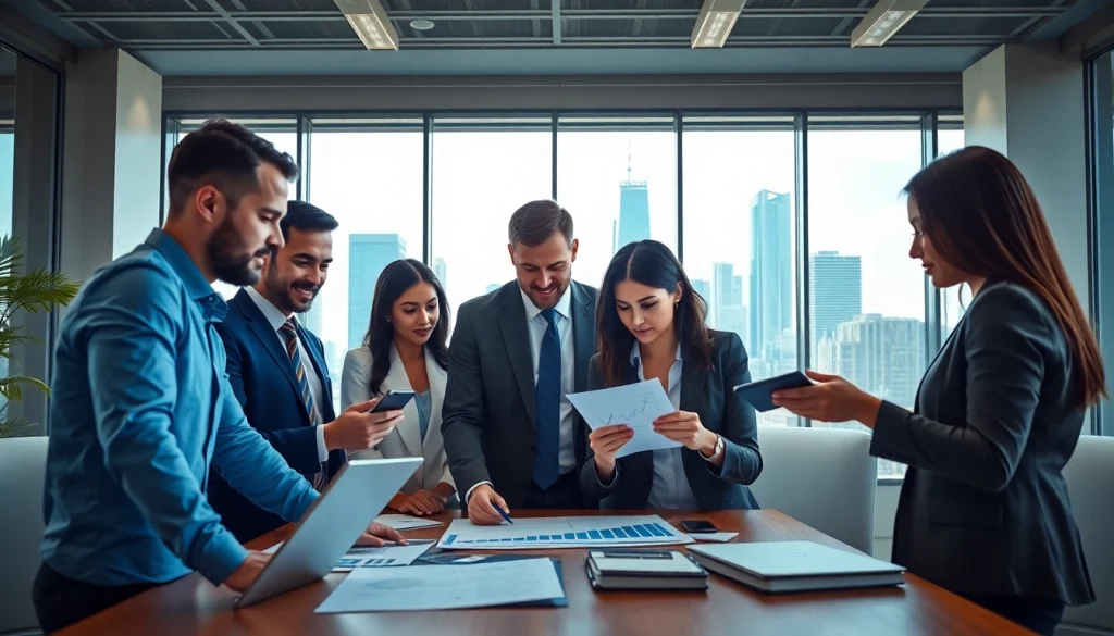 Engaging legal marketing strategies being developed in a modern office.