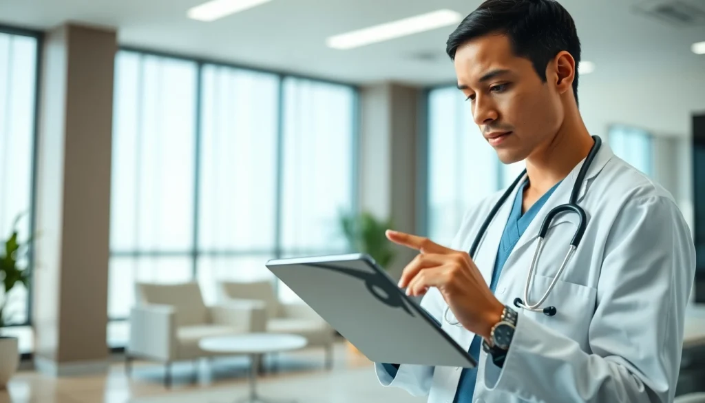 Utilizing eprescribing software, a healthcare provider demonstrates digital prescription management.